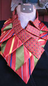 Pleated Silk Ascot Silk Necktie Collar Silk Necktie Necklace Unique Accessory Necktie Pattern Accessories Unique Unique Necklaces