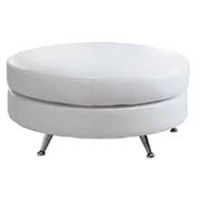 Maybe you would like to learn more about one of these? White Leather Round Ottoman O101 Rental B And B Tent Party Rental