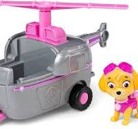 Paw Patrol, Skye's - Vehículo de helicóptero con figura coleccionable, para  niños de 3 años en adelante