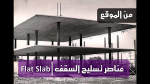 من الموقع 1 عناصر تسليح السقف Flat Slab Youtube Slab