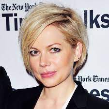 Fryzury dla okrągłej twarzy powinny przede wszystkim optycznie ją wysmuklać. Krotkie Fryzury Do Okraglej Twarzy Jakie Pasuja A Jakich Unikac Strona 15 Michelle Williams Hair Hair Styles Short Hair Styles