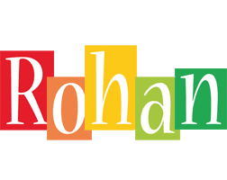 Here is a rohan name logo that is vibrant and warm. Rohan Logo Name Logo Generator Smoothie Summer Birthday Kiddo Colors Style