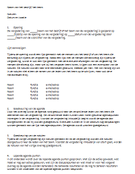 Yvonne frijters secretaris kees frijters edwin mathijssen notulist. Voorbeeld Notulen