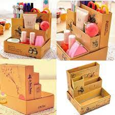 Deli desk organizer business style laci kotak penyimpanan barang 8900: Free Shipping Diy Paper Board Fairy Tale Storage Box Desk Stationery Makeup Cosmetic Organizer Cosmetic Organizer Makeup Cosmetic Organizerstorage Box Aliexpress