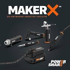 Worx Maker X Rotary Tool And Wood And Metal Crafter Lowes Com Combo Kit Rotary Tool Ergonomic Tools
