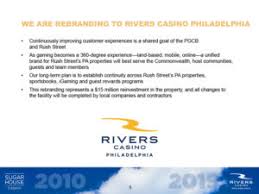 Hours, address, rivers casino philadelphia reviews: Sugarhouse Casino Will Become Rivers Casino Philadelphia Crossing Broad