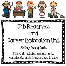 Job Readiness And Career Exploration Vocational Unit Life Skills Classroom Career Exploration Career