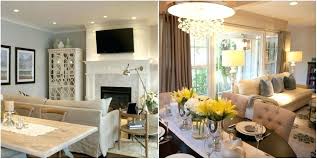 Parents can monitor how their small kids eating from the living room. Living Room Dining Ideas Homifind