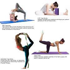 Shop the best yoga wear & accessories for yoga and working out. Just Select 6 Piece Set Yoga Kits For Yoga Beginer One For All Yoga Strap Mat Exercises Yoga Mat Towel