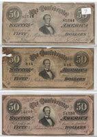 Collectors Com Currency Confederate Notes 1864 Issues