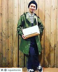 中村さんご紹介ありがとうございますっ かなりおすすめのショルダーバッグですのでぜひお手に取ってご覧頂きたいです rogueshonten pailot riverろーぐすスタイル ろーぐす rogues pailotriver パイロットリ instagram bomber jacket fashion