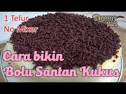 Resep yang satu ini bisa langsung dicoba. Bolu Kukus Santan Satu Telur Youtube