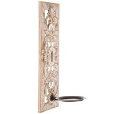 Maybe you would like to learn more about one of these? White Flourish Wood Wall Sconce Hobby Lobby 1717727