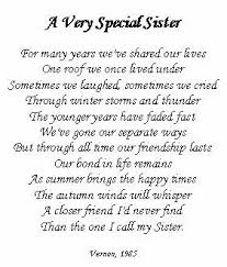She S My One True Friend Sister Quotes Sister Poems Sister Birthday Quotes