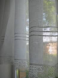 white linen curtain romantic cafe