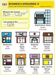 101 Business Categories 2 Korean Language Korean Words Learning Learn Korean