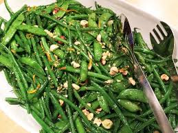 French Beans Snap Peas Hazelnut And Orange Soffia Wardy Recipe Green Bean Recipes Snap Peas Green Beans