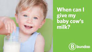 When Can I Give My Baby Cow S Milk Youtube