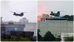 In the final days of the vietnam war, american helicopters were used to evacuate nearly 7,000 people from the us embassy in saigon on 29 and 30 . Va4cnziah9b9 M