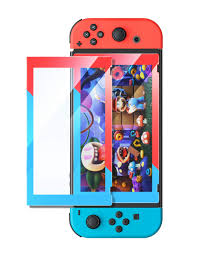 Maybe you would like to learn more about one of these? Amazon Com Ugreen Switch Screen Protector For Nintendo Switch Tempered Glass Screen Red And Blue Theme Color Border With Transparent Hd Clear Anti Scratch Red Blue Video Games