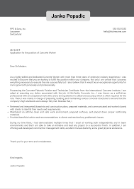 An example of a cover letter for a medical assistant. Concrete Worker Cover Letter Sample Kickresume