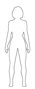 Blank human body template for medical infographic. The New Heroes D I Y Superhero Designs Body Template Character Template Body Outline
