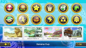 Submitted by anonymous to unlock the petey . Mario Kart 8 Deluxe Cup By Cup Banana Cup Goomba Stomp Magazine