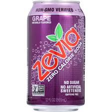 Zevia Soda Zero Calorie Grape Can 6 12 Oz Case Of 4 Grape Soda Diet Grape Soda Grapes