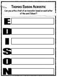 Have students learn to identify the main idea of a passage of text. Thomas Edison Facts Biography Information Worksheets For Kids