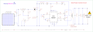Pv Solar Inverter Circuit Diagram