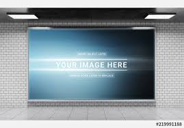 Subway station poster psd mockup available for free. Horizontal Billboard In Underground Subway Station Mockup Buy This Stock Template And Explore Similar Templates At Adobe Stock Adobe Stock