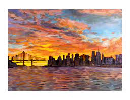 Maybe you would like to learn more about one of these? New York Skyline Seen From Queens 2017 Bob Dylan Castle Fine Art