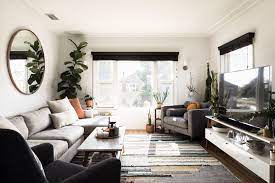 Small On Space Big On Style These Are The Best Small Living Room Decorating Ideas Around Hunker Small Living Room Decor Tiny Living Rooms Small Living Rooms