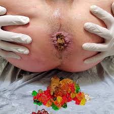 Push food from ass: Gummies topped with shit - ThisVid.com
