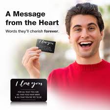 Engraved Wallet Card Love Note