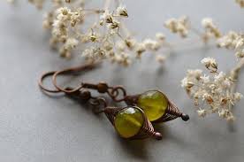 Olivine Drop Earrings Green Eco Friendly Jewelry Gift For Nature Lover Gemstone Olive Dangle Earrings Gifts For Nature Lovers Drop Earrings Jewelry