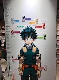 height chart at the jump store bokunoheroacademia