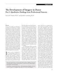 Rallye du val d'ance 2020. Pdf The Development Of Imagery In Dance Part I Qualitative Findings From Professional Dancers