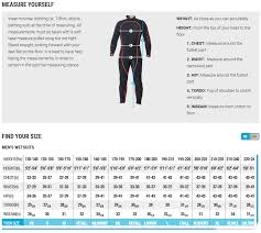 34 Reasonable Mares Wetsuit Sizing Chart