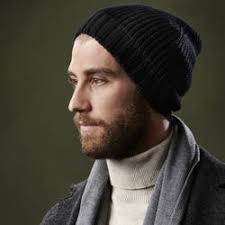 Keenan Black Merino Kane Beanie