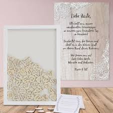 Von hochzeiten habe ich dieses bild entsteht während der hochzeitsfeier. Gastebuch Alternative Bilderrahmen Mit Holzherzen