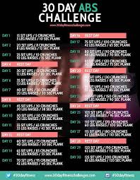 30 day abs challenge chart free download 30 day ab workout