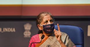 Minister of finance and corporate affairs. Divestment Nirmala Sitharaman Rejects Opposition Charge Of Selling Family Silvers