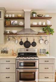 Open Shelves In The Kitchen Kitchen Remodel Small Kitchen Design Rustic Farmhouse Kitchen
