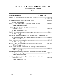 Uw Medical Center Departmental Directory