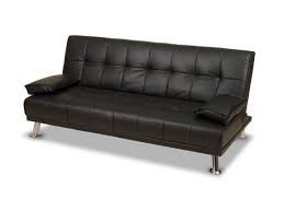 Find a great collection of leather futons & sleeper sofas at costco. Milan Venice Sofa Bed In Black Faux Leather Home Kitchen Furniture