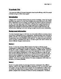 Our answers are that indeed a different monetary policy could have turned the economic collapse of the 1930s into a far more. Explain The Causes And Effects Of The Great Depression Gcse History Marked By Teachers Com