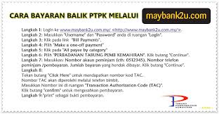 Semak baki pinjaman ptpk online. Cara Bayaran Perbadanan Tabung Pembangunan Kemahiran Ptpk Pinjaman Latihan Kemahiran Facebook