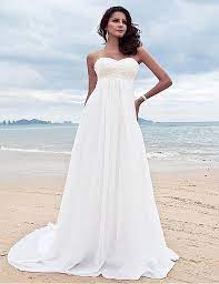 Beaded Chiffon Beach Wedding Dress Autumn Collection Wedding Dresses Under 100 Wedding Dress Train Wedding Dresses Sweetheart Neckline