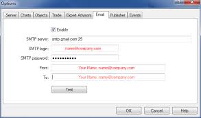 Gmail is one possibility, as it offers 3 different smtp servers for its users. Email Setup In Mt4 Gmail The Easiest Way Forex Factory